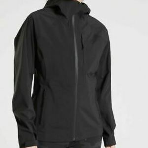 Athleta Yosemite Waterproof Shell Jacket, BLACK SIZE Large